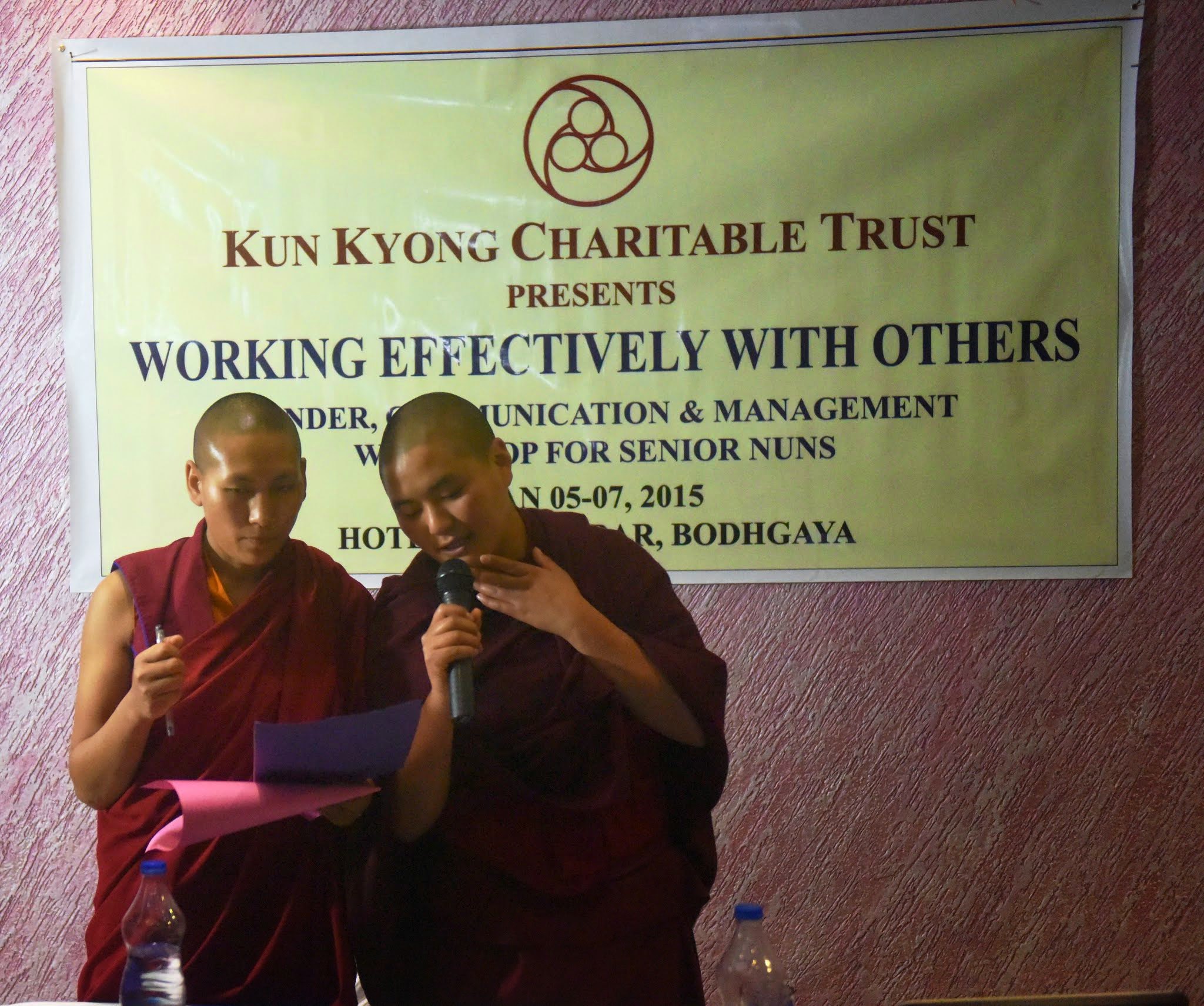Kun Kyong Arranges Training for Nuns in Gender, Management, and Communication